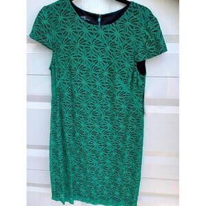 Ivy & Blu Maggy Boutique Green Lace Dress, Size 16